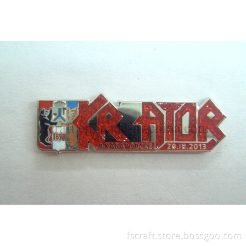 Shiny Enamel Safety Pin Badges